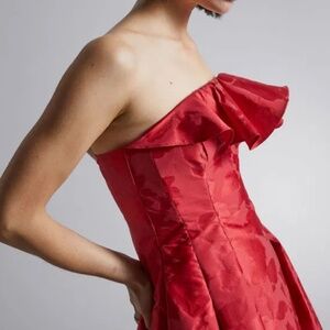 &OtherStories: Sleeveless Ruffled Midi Dress (Size 2)